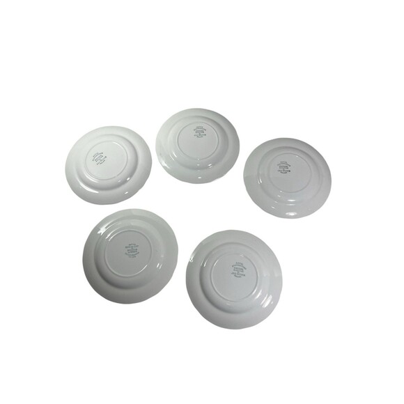 VTG Royal Staffordshire Windsong Ironstone Salad Plate J & G Meakin 7” Set Of 5 - Picture 6 of 6